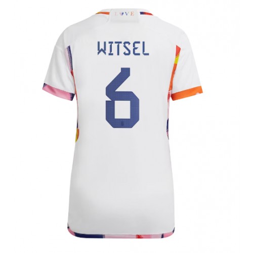 Maillot de foot Belgique Axel Witsel #6 Extérieur Femmes Monde 2022 Manches Courte